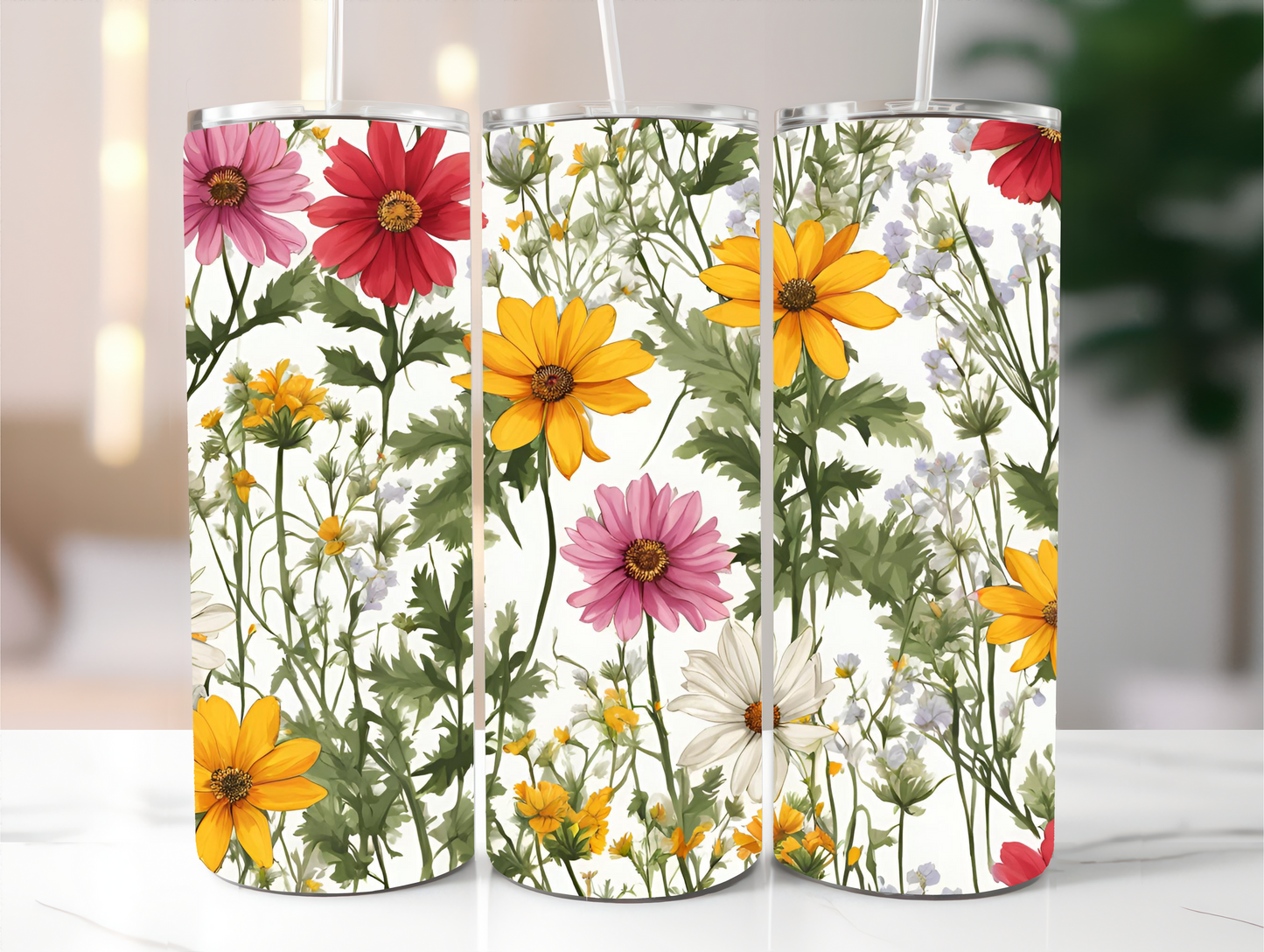 Wild flower 2 20oz Tumbler