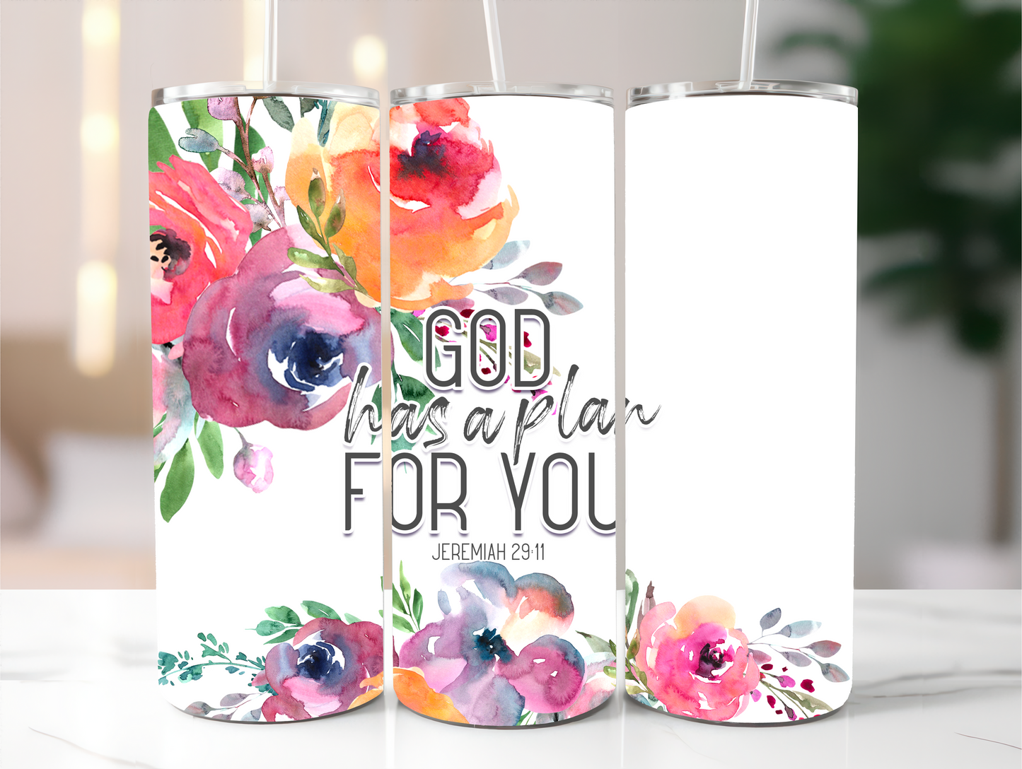 God has a plan for you 20oz Tumbler