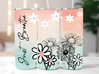 Just breathe 20oz Tumbler