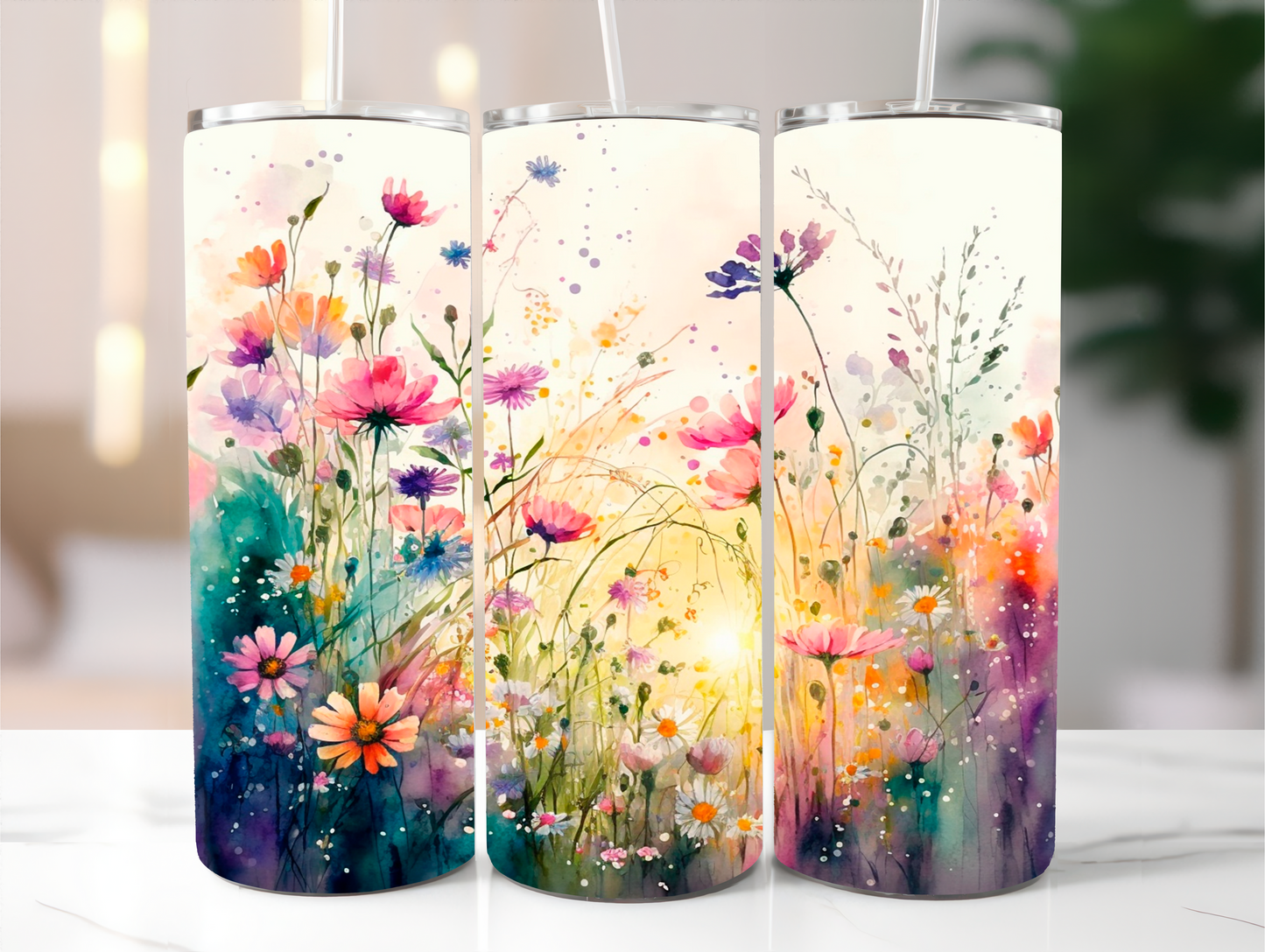 Wild flower field 20oz Tumbler