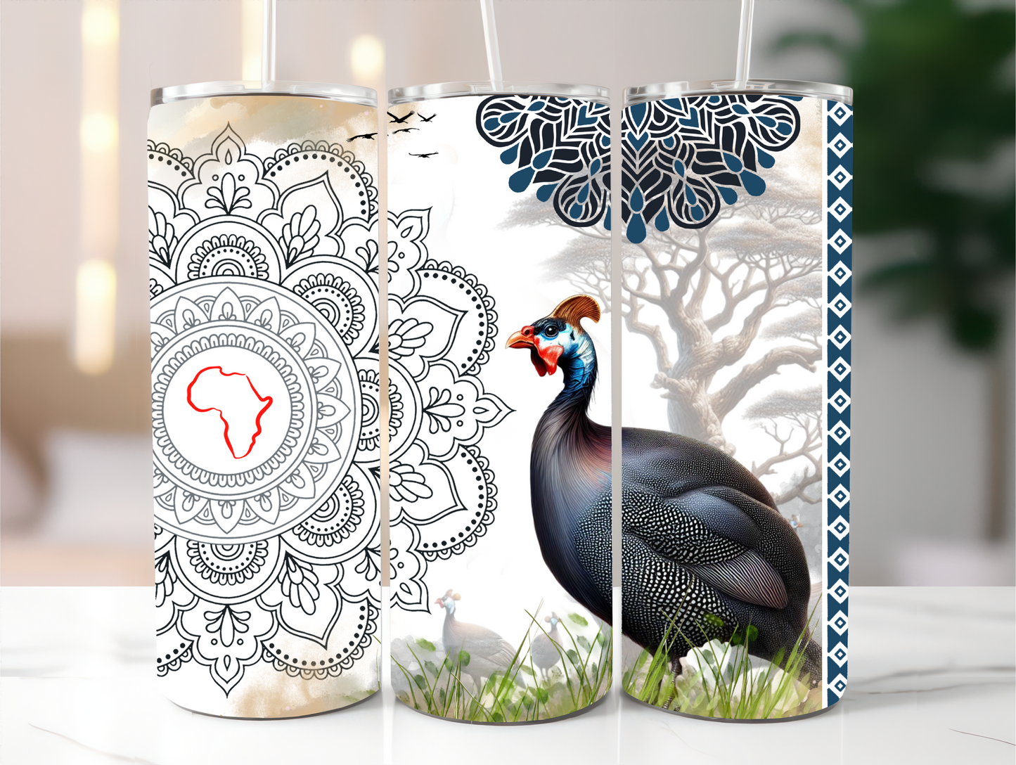 Guinea fowl Africa 20oz Tumbler