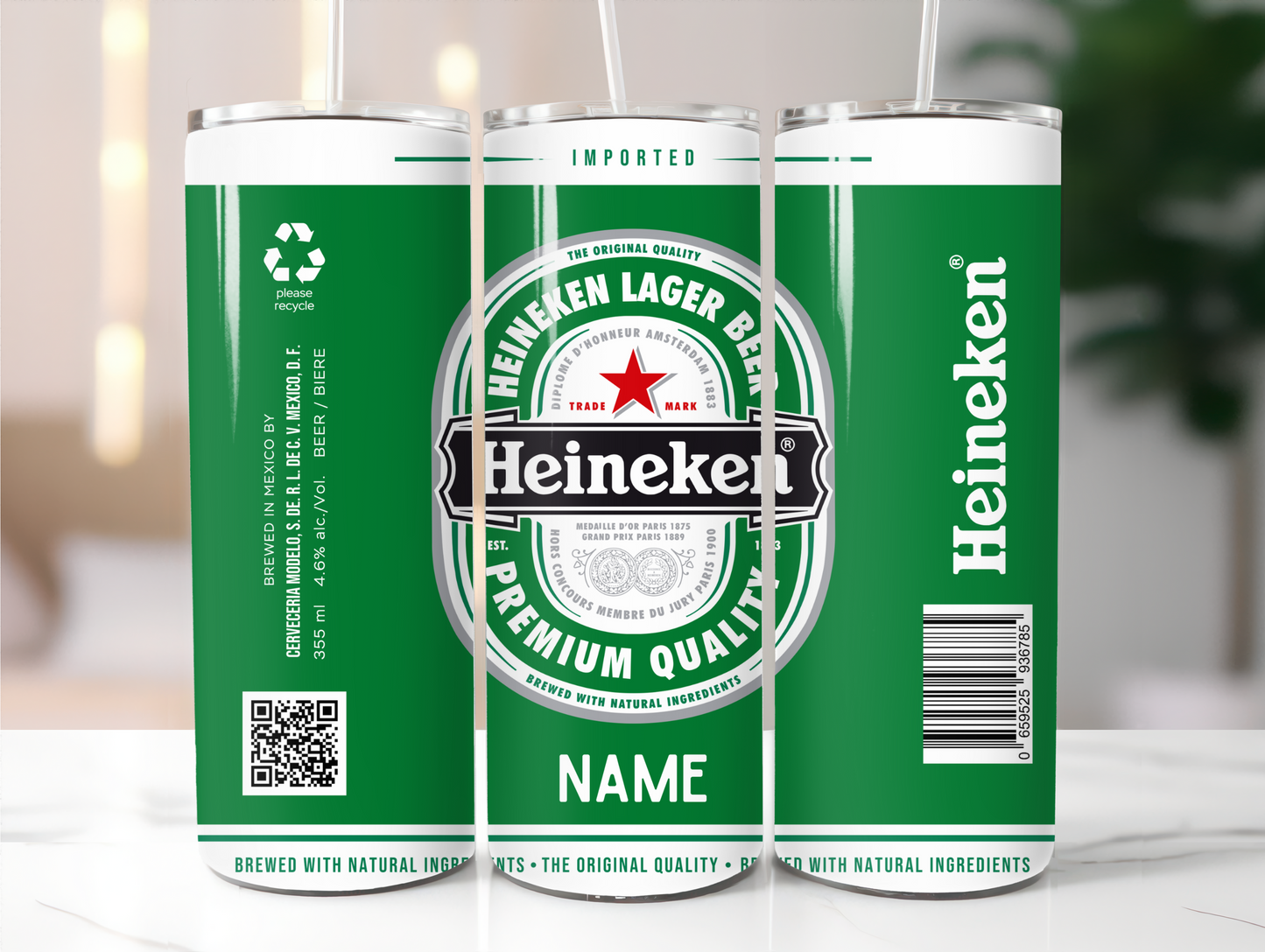 Heineken name 20oz Tumbler