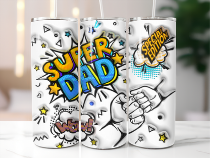 Super Dad 1 fist pump 20oz Tumbler