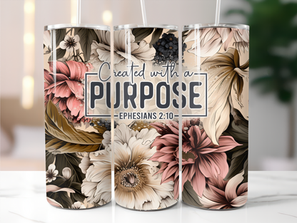 Created with a Purpose 20oz Tumbler