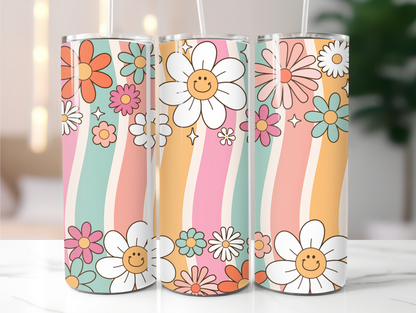 Groovy flower 20oz Tumbler