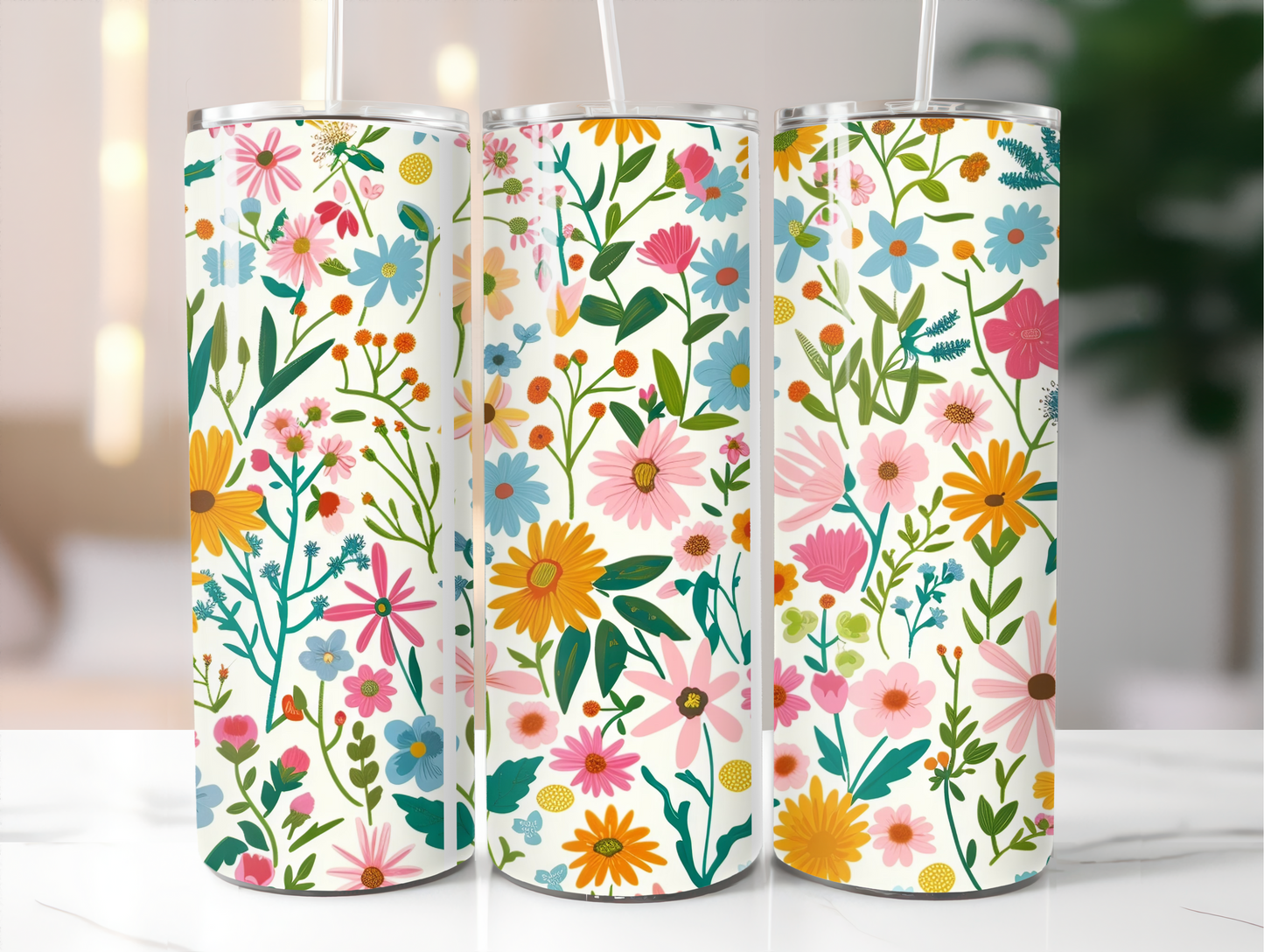 Wild flower 20oz Tumbler