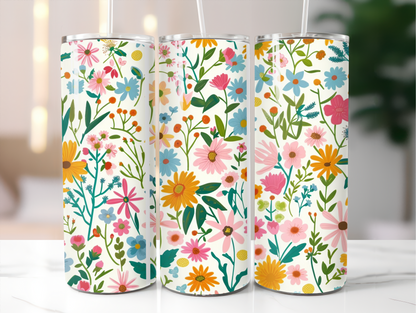 Wild flower 20oz Tumbler