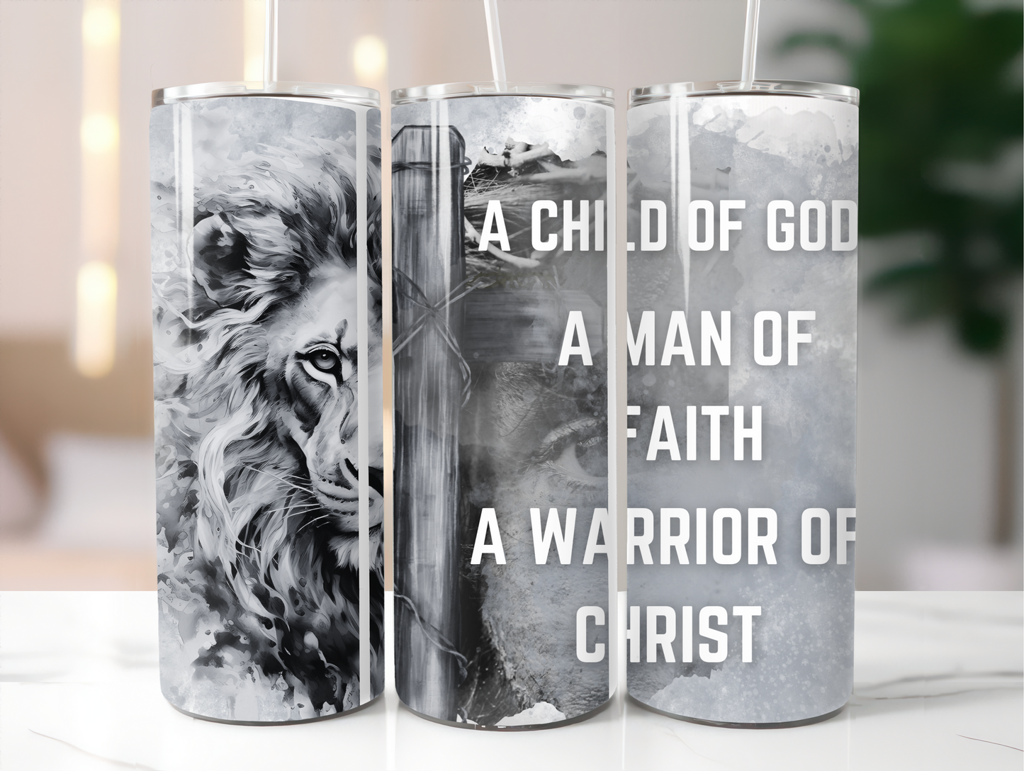 Man of faith 20oz Tumbler