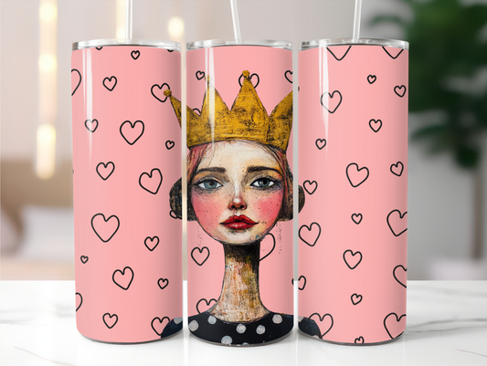 Queen of hearts 20oz Tumbler