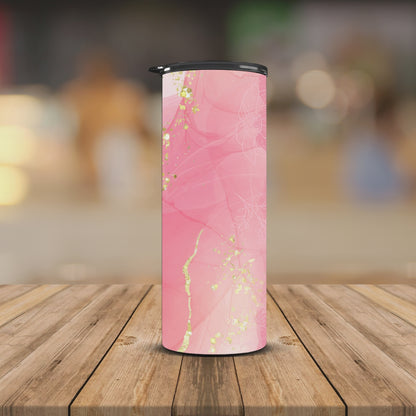 Marble pink Add your name 20oz Tumbler