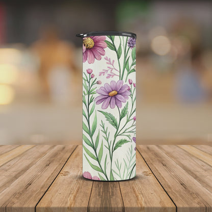 Flowers and bees 20oz Tumbler