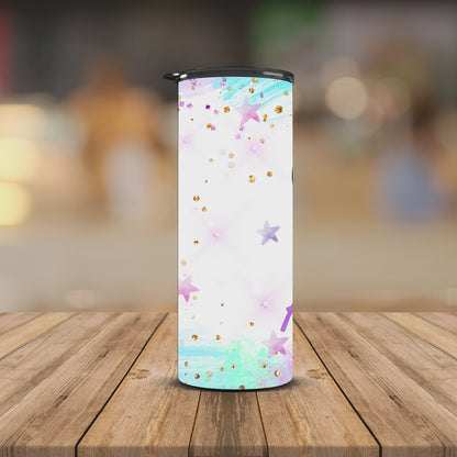 Unicorn face Add your name 20oz Tumbler