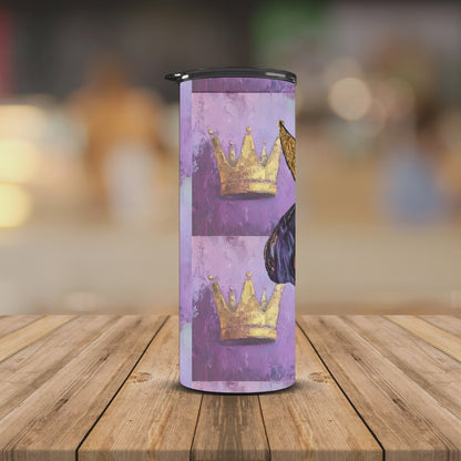 Fierce queen on Purple background 20oz Tumbler