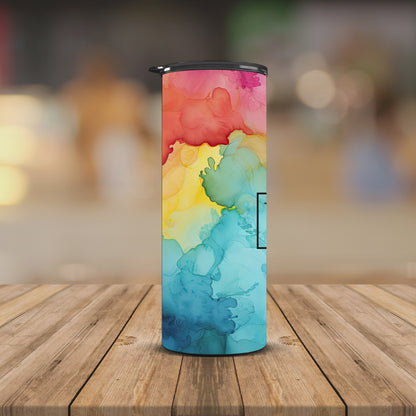 Colourful Blessed 20oz Tumbler