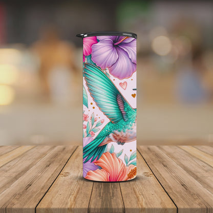 Humming bird, Grace & Love 20oz Tumbler
