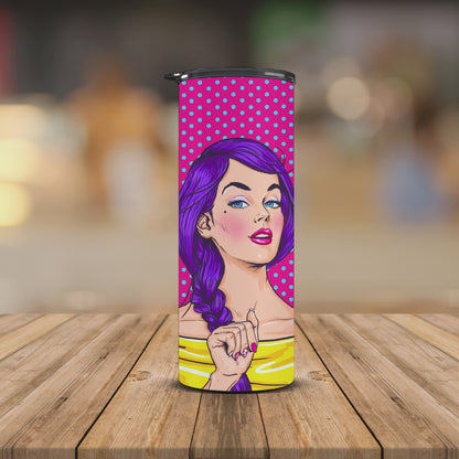 Retro - If my face doesn't say it... 20oz Tumbler