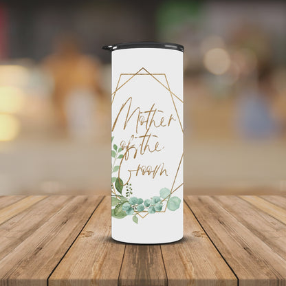 Mother of the groom gold and green 20oz Tumbler