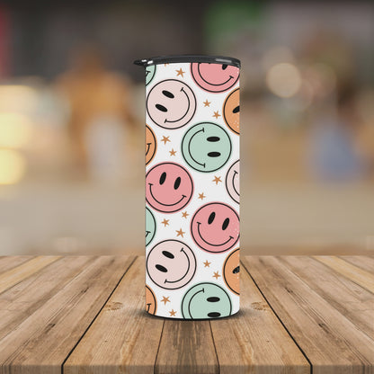 Smiley Add your name 20oz Tumbler
