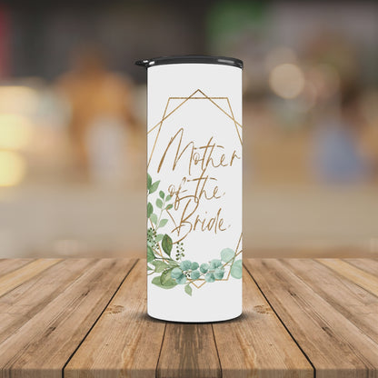 Mother of the bride gold and green 20oz Tumbler