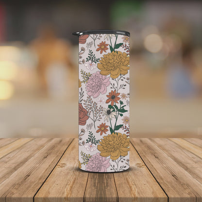 Vintage floral 20oz Tumbler