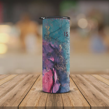 She is clothed with strength 20oz Tumbler
