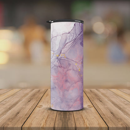 Marble purple Add your name 20oz Tumbler